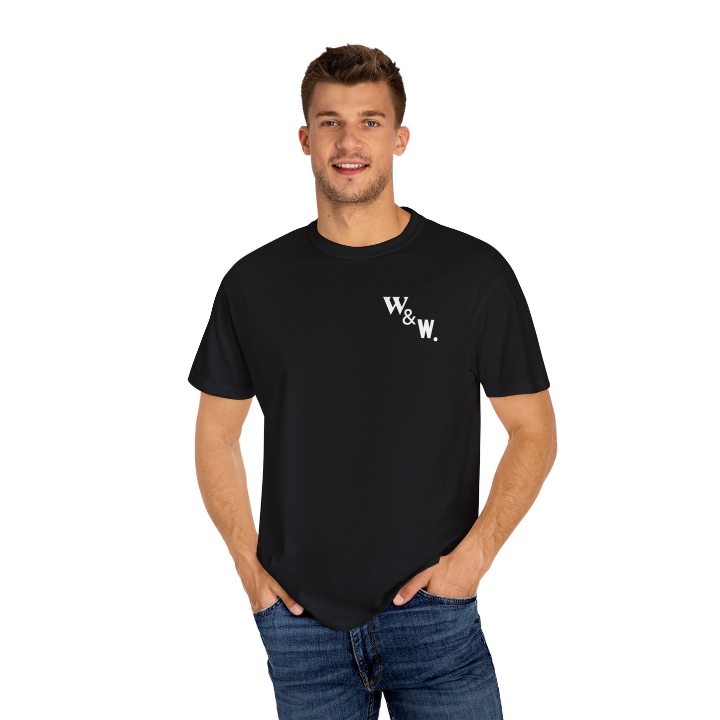 Wine & Whiskey Unisex Garment-Dyed T-shirt