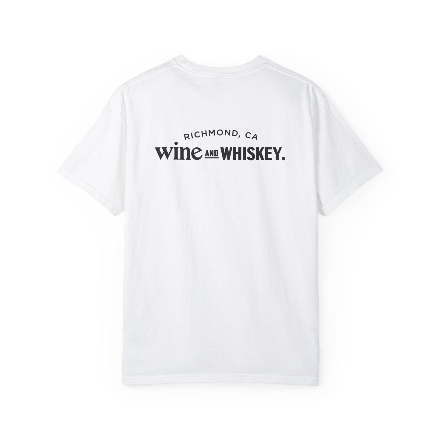 Wine & Whiskey Unisex Garment-Dyed T-shirt