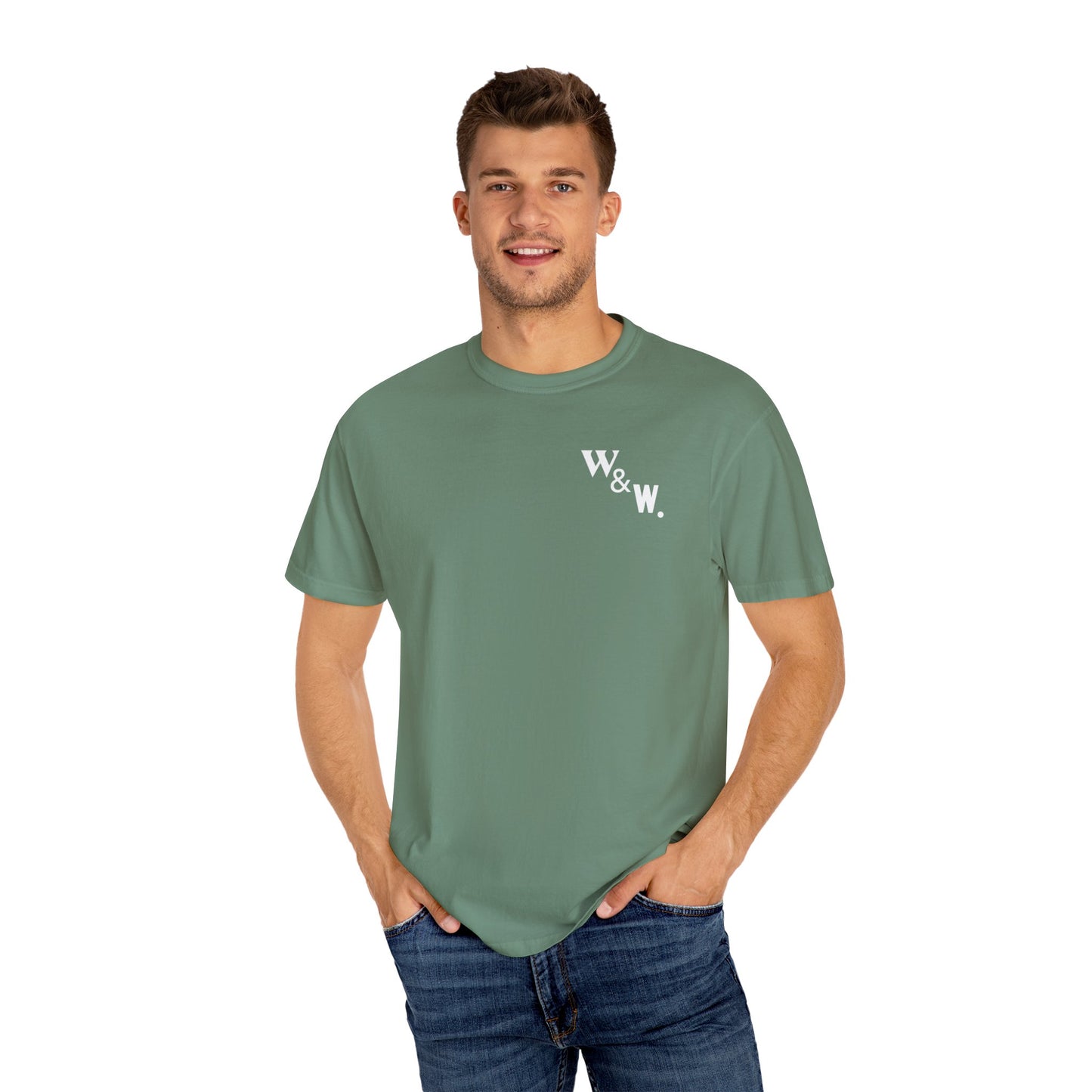 Wine & Whiskey Unisex Garment-Dyed T-shirt