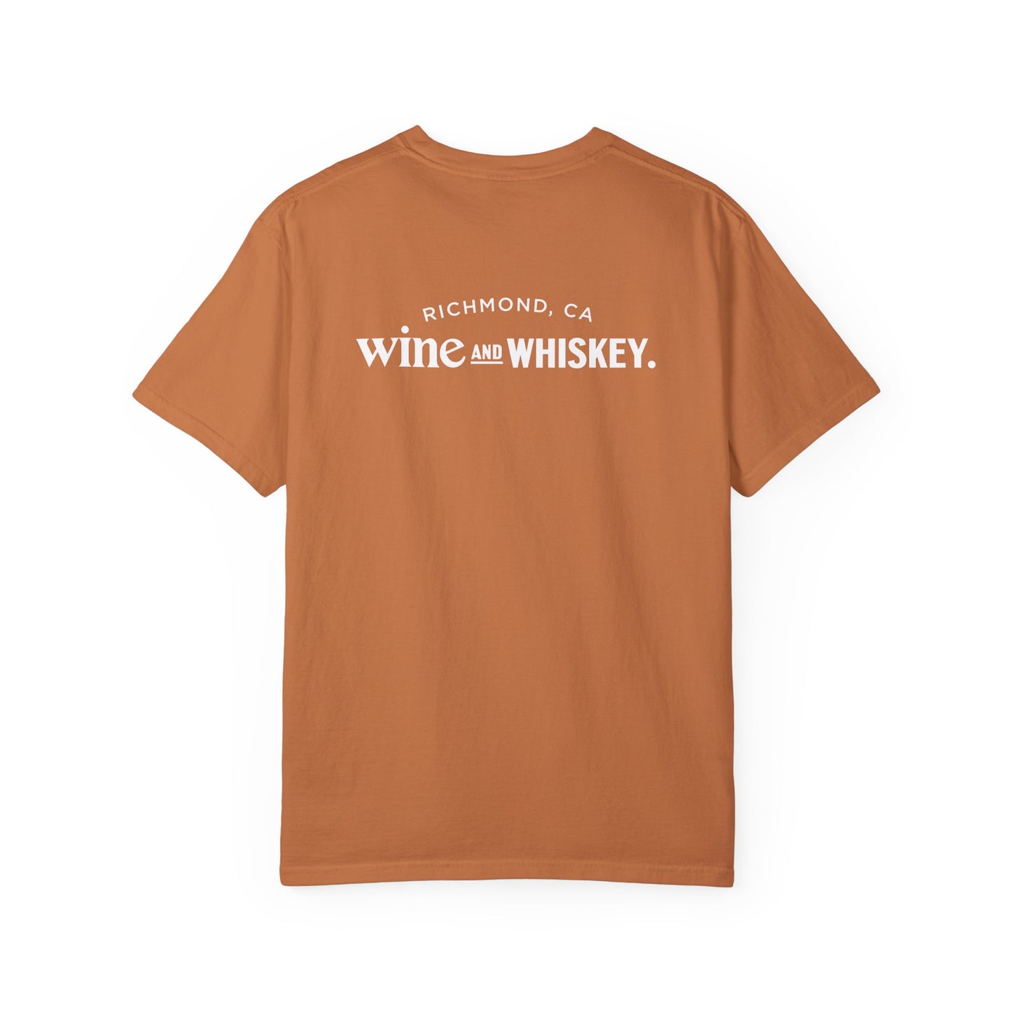 Wine & Whiskey Unisex Garment-Dyed T-shirt