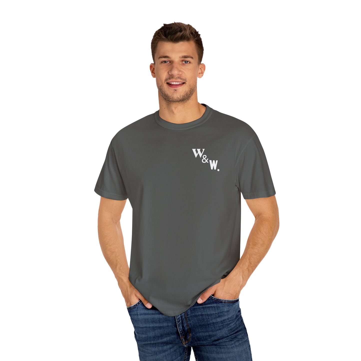 Wine & Whiskey Unisex Garment-Dyed T-shirt