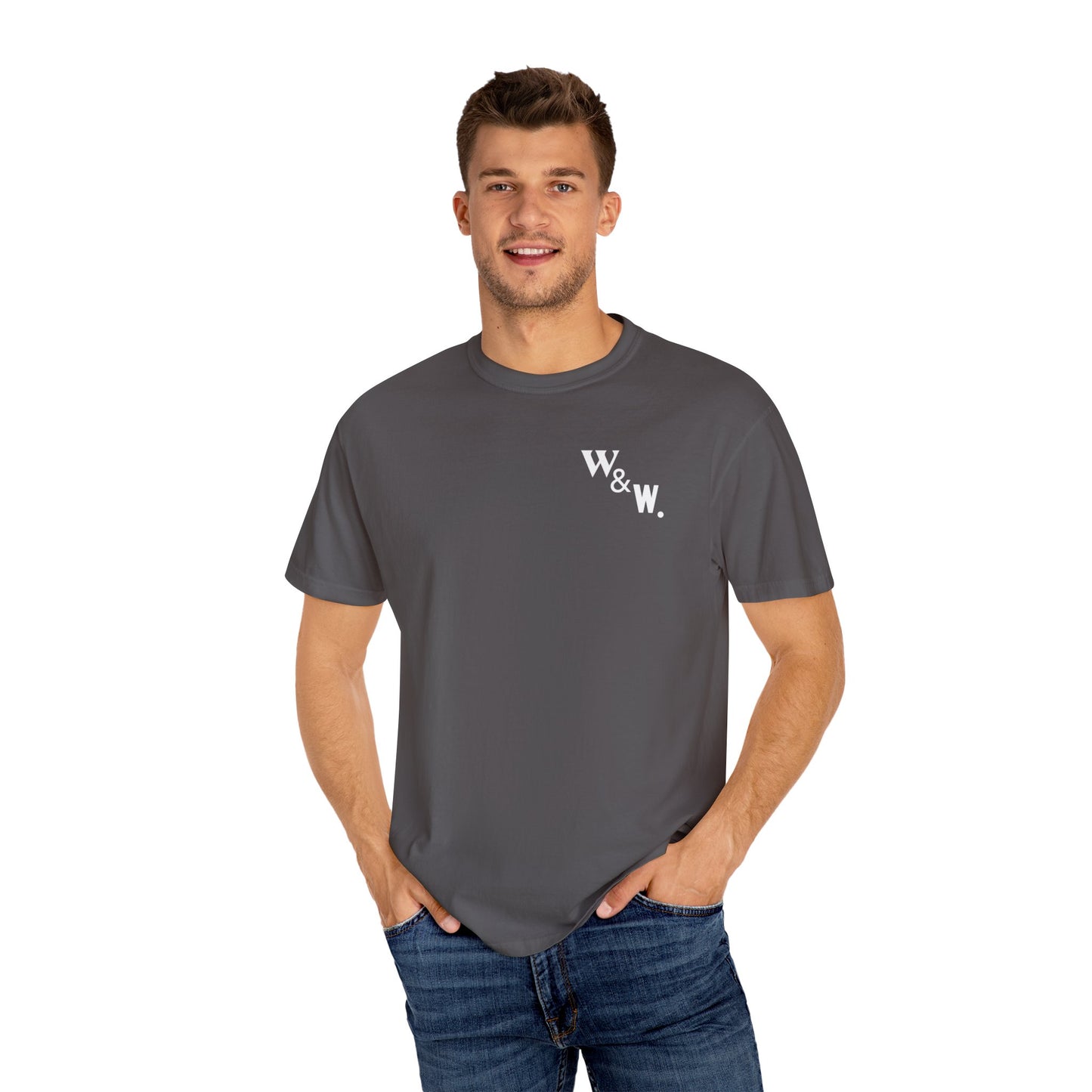 Wine & Whiskey Unisex Garment-Dyed T-shirt