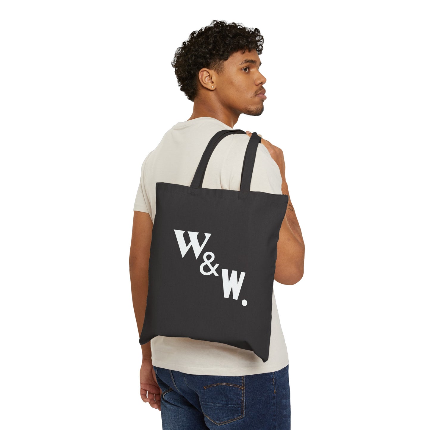 Wine & Whiskey Cotton Canvas Tote Bag