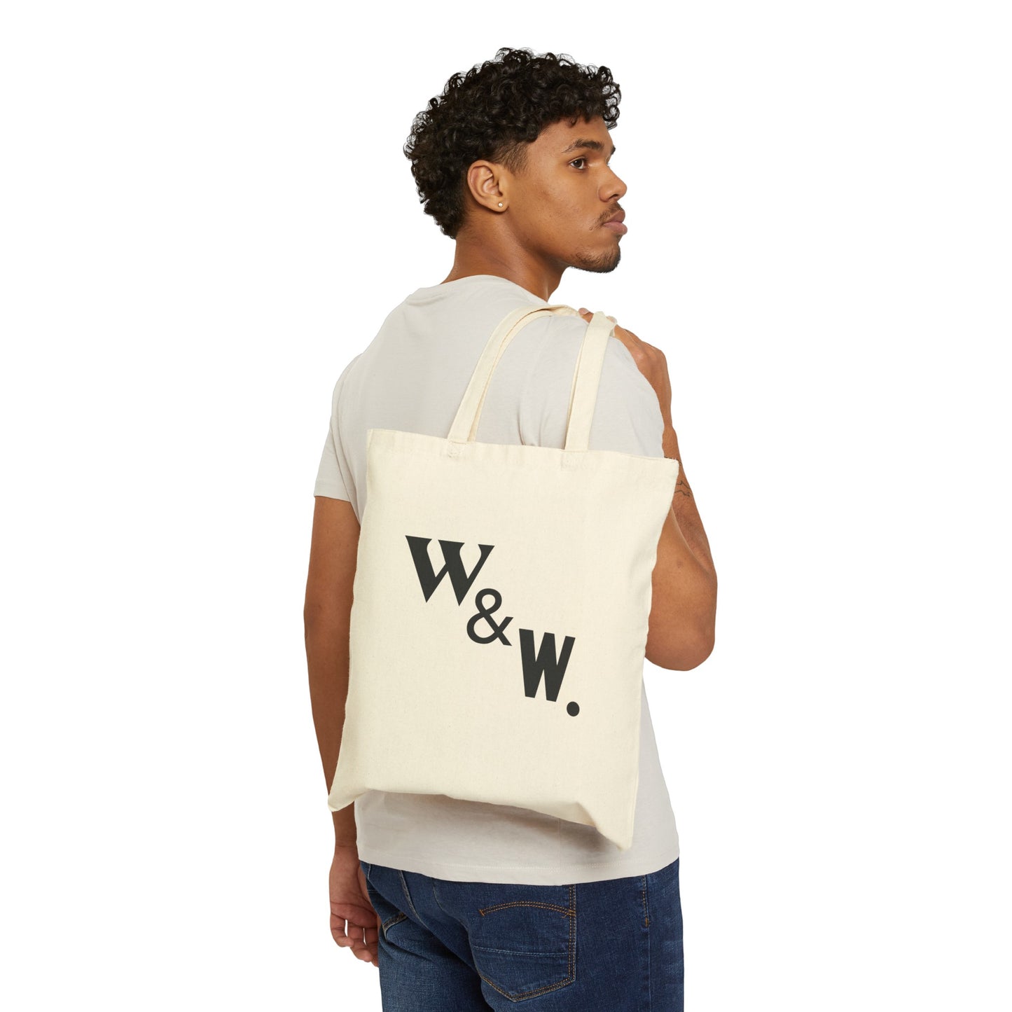 Wine & Whiskey Cotton Canvas Tote Bag